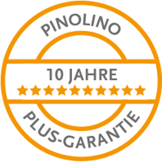 10 Jahre Pinolino plus Garantie